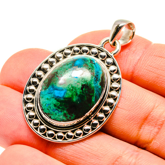 Chrysocolla Pendants handcrafted by Ana Silver Co - PD754286