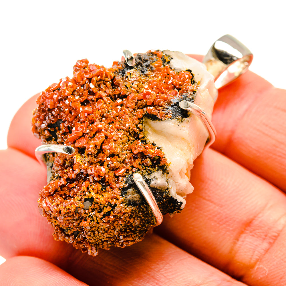 Vanadinite Pendants handcrafted by Ana Silver Co - PD754289
