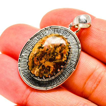 Petrified Wood Pendants handcrafted by Ana Silver Co - PD754295