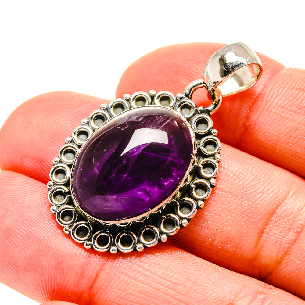 Amethyst Pendants handcrafted by Ana Silver Co - PD754309