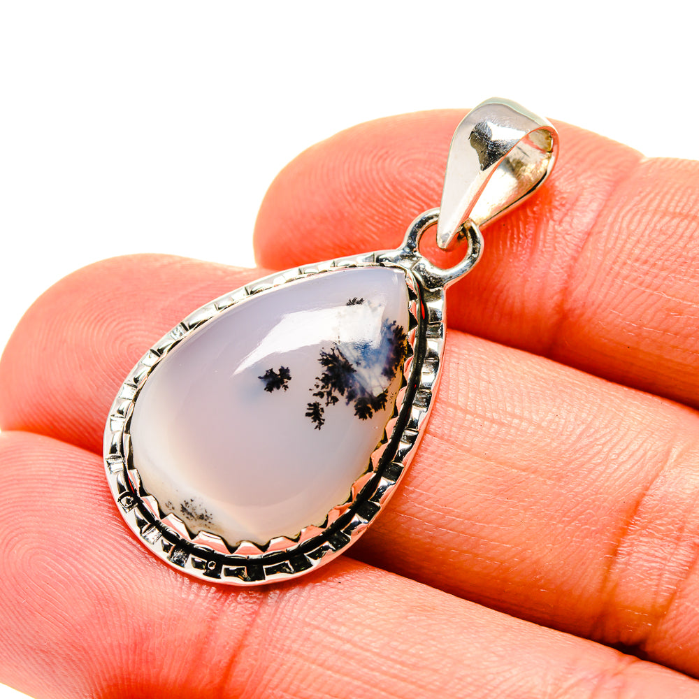 Dendritic Opal Pendants handcrafted by Ana Silver Co - PD754318