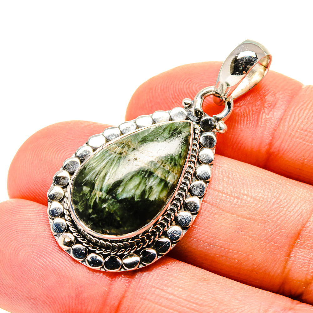 Seraphinite Pendants handcrafted by Ana Silver Co - PD754326