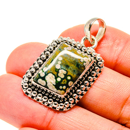 Ocean Jasper Pendants handcrafted by Ana Silver Co - PD754327
