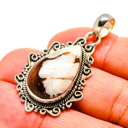 Peanut Wood Jasper Pendants handcrafted by Ana Silver Co - PD754332