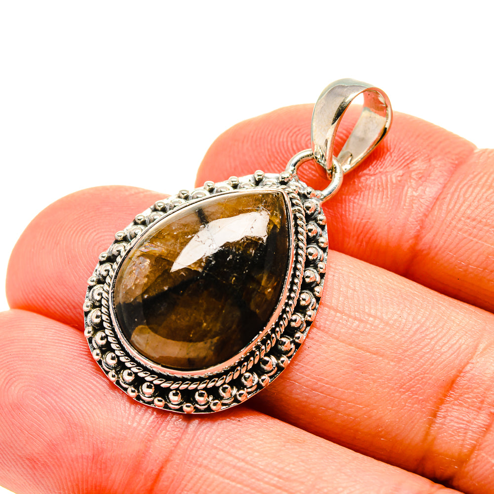 Chiastolite Pendants handcrafted by Ana Silver Co - PD754336