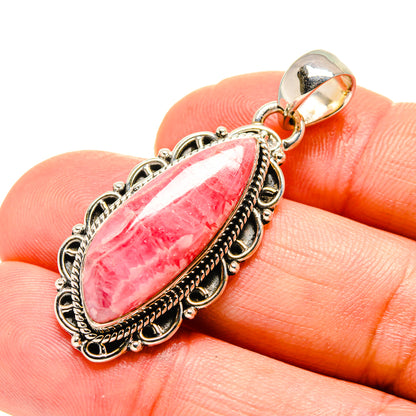 Rhodochrosite Pendants handcrafted by Ana Silver Co - PD754351