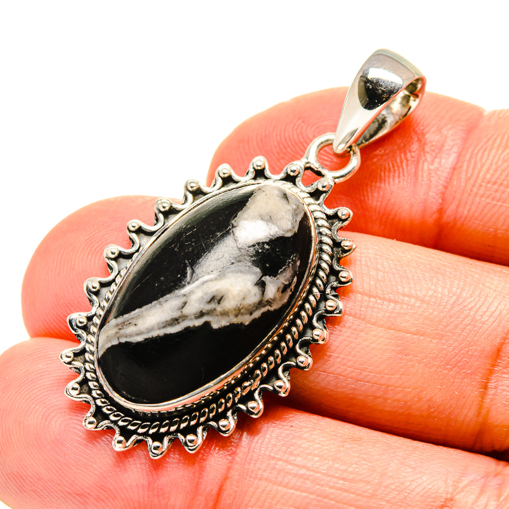 Pinolith Jasper Pendants handcrafted by Ana Silver Co - PD754357