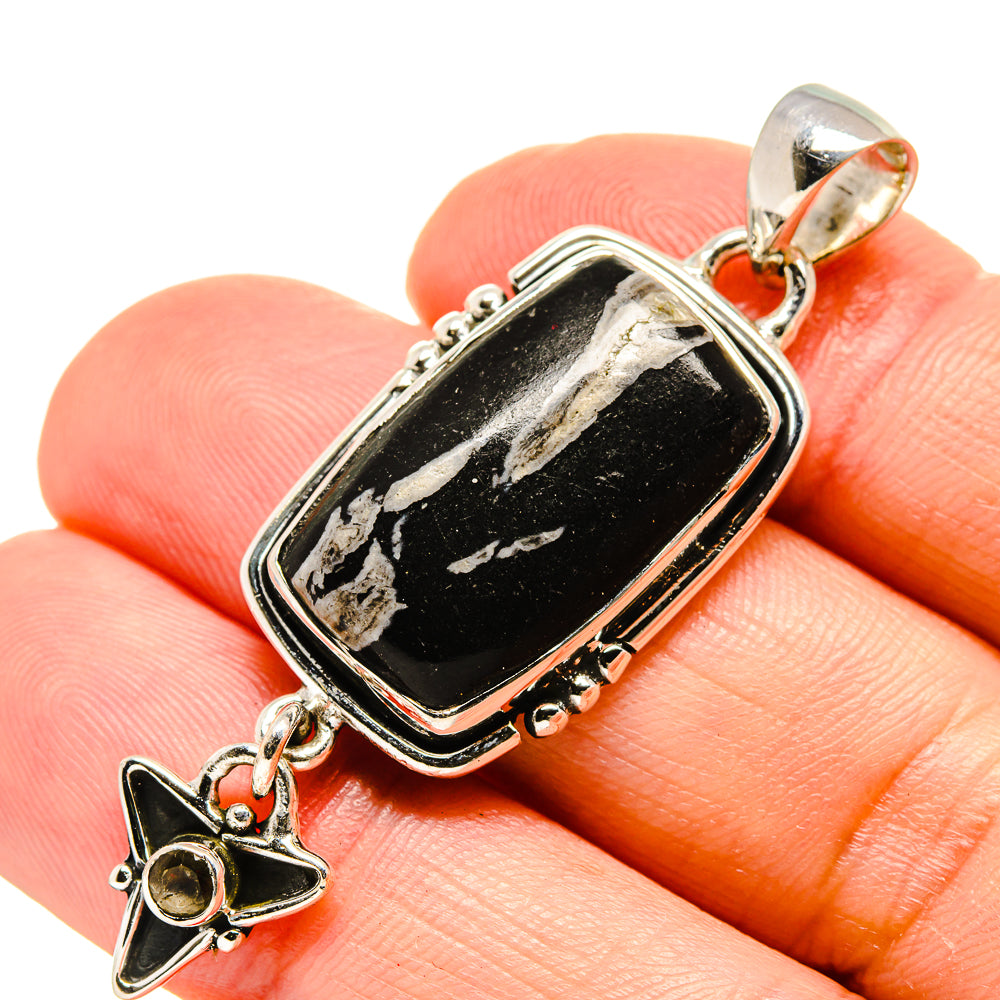 Pinolith Jasper Pendants handcrafted by Ana Silver Co - PD754367
