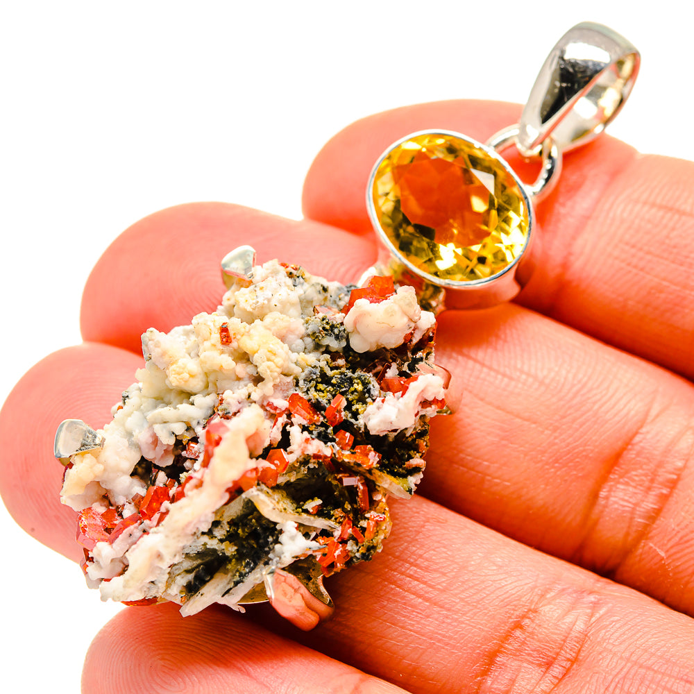 Vanadinite Pendants handcrafted by Ana Silver Co - PD754390