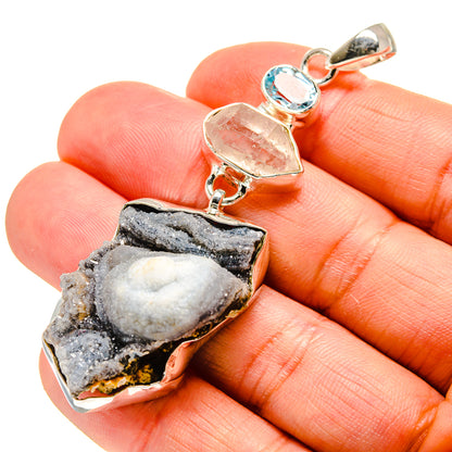 Desert Druzy Pendants handcrafted by Ana Silver Co - PD754427