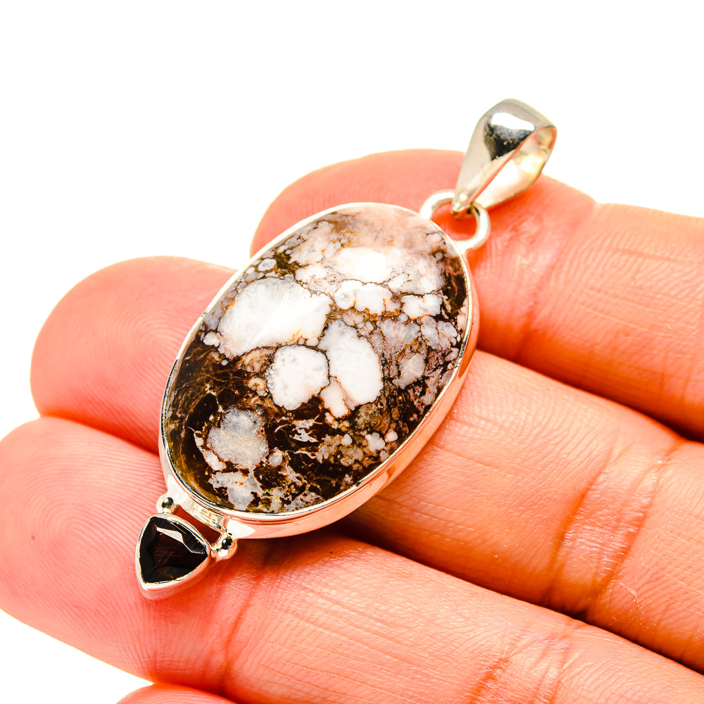 Peanut Wood Jasper Pendants handcrafted by Ana Silver Co - PD754443