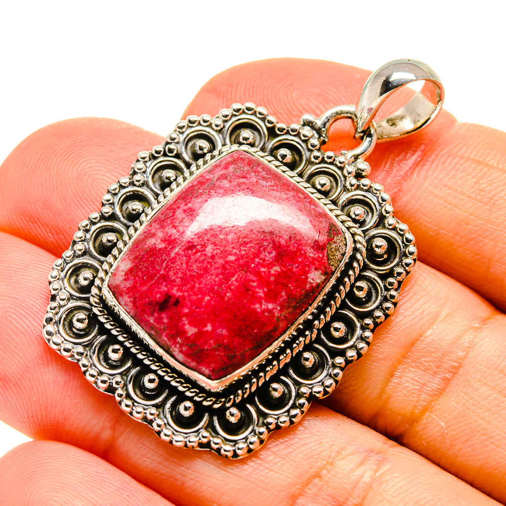 Thulite Pendants handcrafted by Ana Silver Co - PD754444