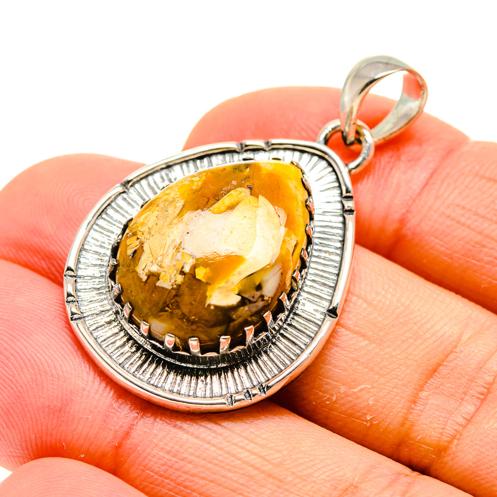 Brecciated Mookaite Pendants handcrafted by Ana Silver Co - PD754445