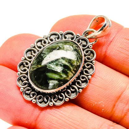 Seraphinite Pendants handcrafted by Ana Silver Co - PD754446