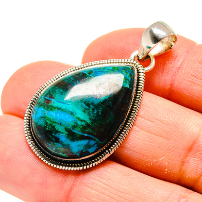 Chrysocolla Pendants handcrafted by Ana Silver Co - PD754459