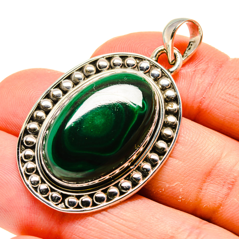 Malachite Pendants handcrafted by Ana Silver Co - PD754468