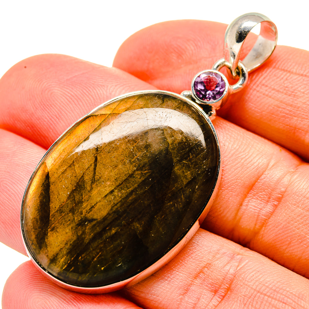 Labradorite Pendants handcrafted by Ana Silver Co - PD754470
