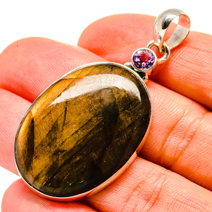 Labradorite Pendants handcrafted by Ana Silver Co - PD754470