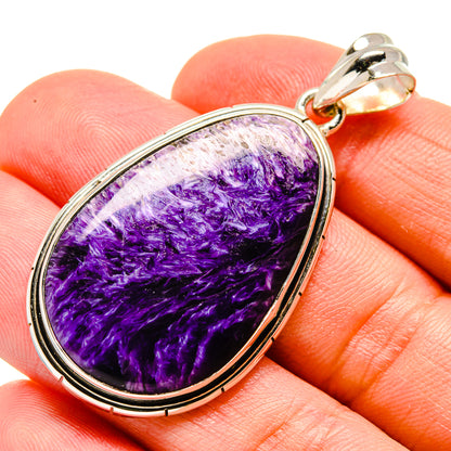 Charoite Pendants handcrafted by Ana Silver Co - PD754473