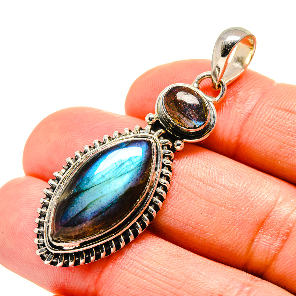 Labradorite Pendants handcrafted by Ana Silver Co - PD754484