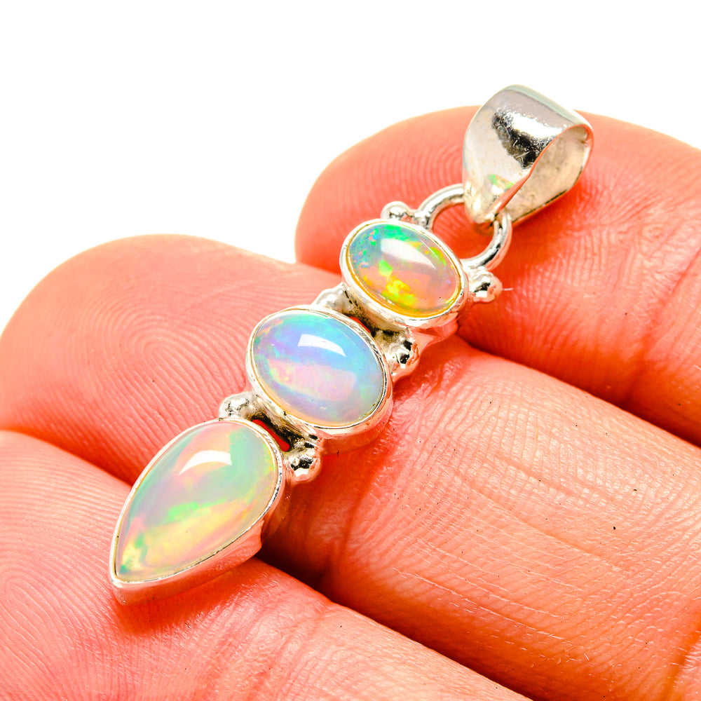 Ethiopian Opal Pendants handcrafted by Ana Silver Co - PD754496