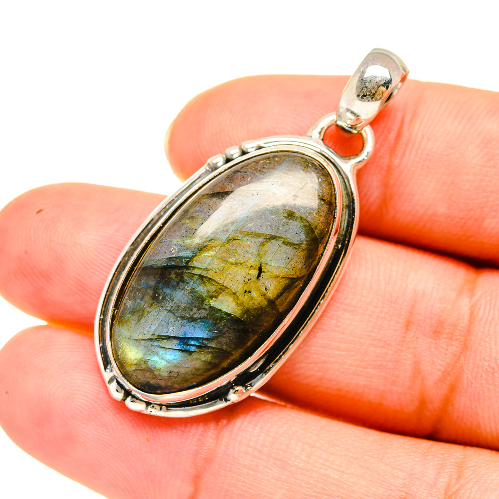 Labradorite Pendants handcrafted by Ana Silver Co - PD7545