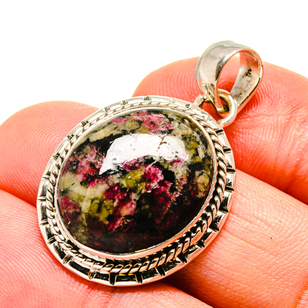 Russian Eudialyte Pendants handcrafted by Ana Silver Co - PD754502