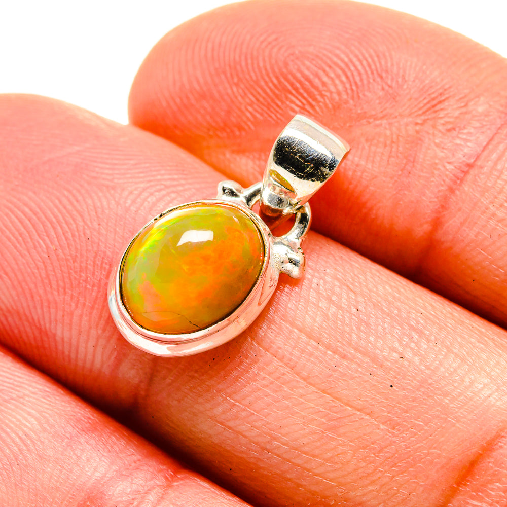 Ethiopian Opal Pendants handcrafted by Ana Silver Co - PD754507