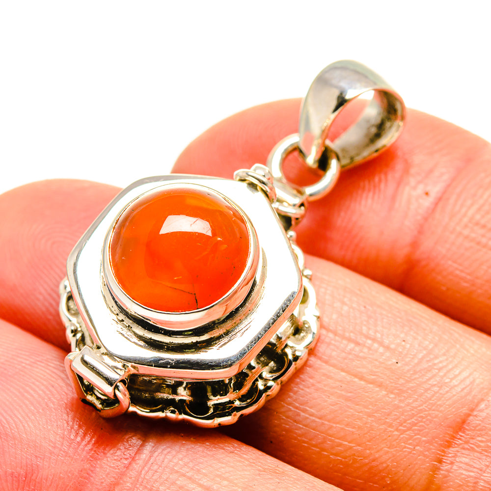 Carnelian Pendants handcrafted by Ana Silver Co - PD754514