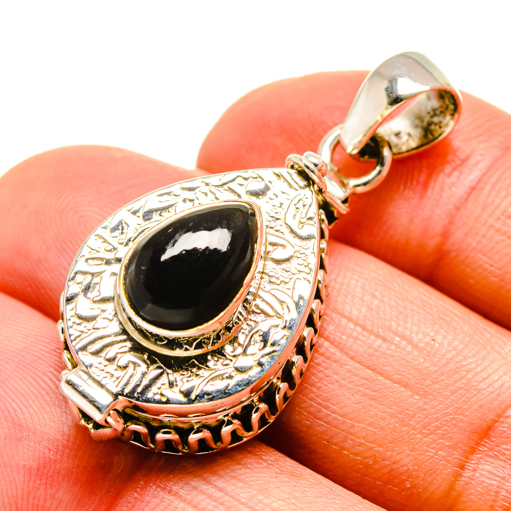 Black Onyx Pendants handcrafted by Ana Silver Co - PD754517