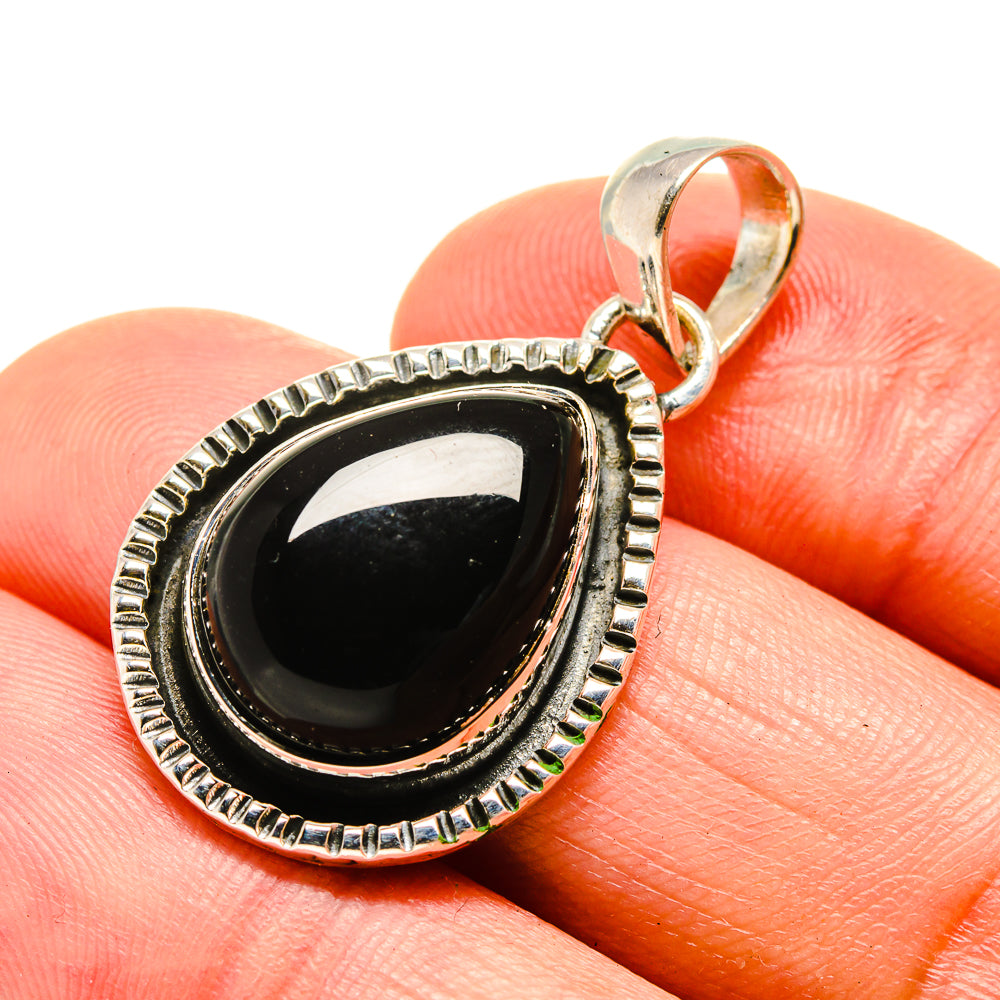 Black Onyx Pendants handcrafted by Ana Silver Co - PD754518