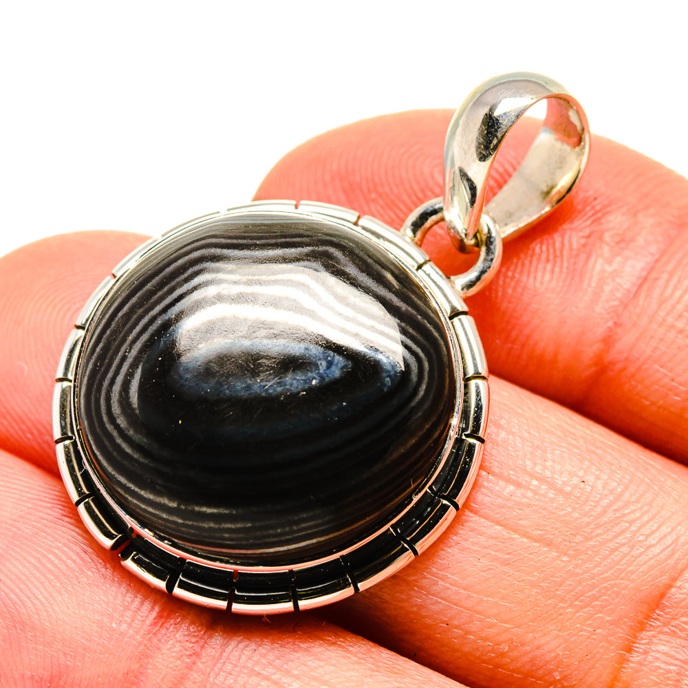 Psilomelane Pendants handcrafted by Ana Silver Co - PD754519
