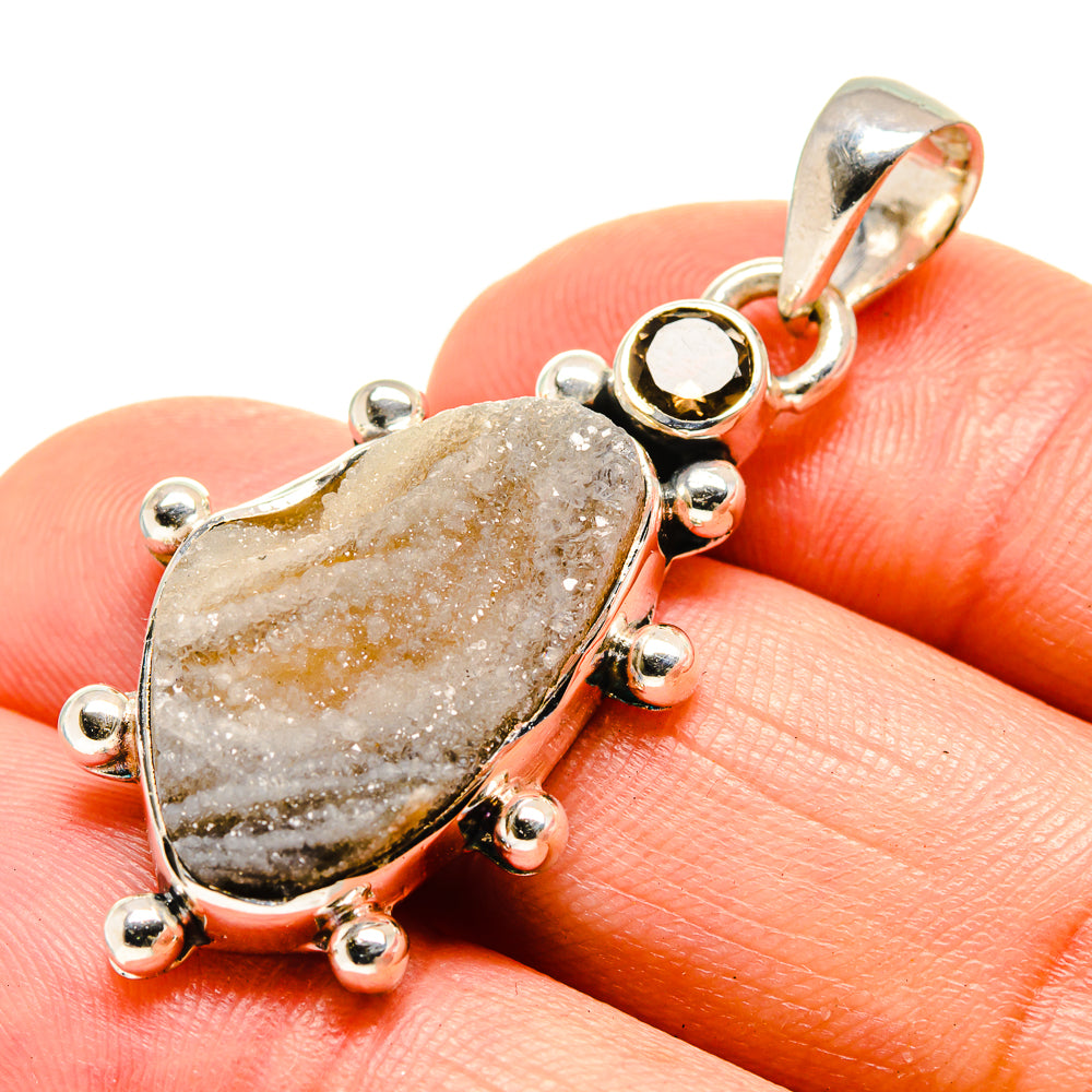 Desert Druzy Pendants handcrafted by Ana Silver Co - PD754521
