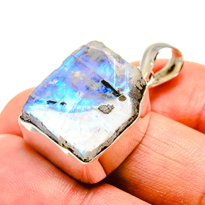 Rainbow Moonstone Pendants handcrafted by Ana Silver Co - PD754549