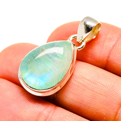 Green Moonstone Pendants handcrafted by Ana Silver Co - PD754552