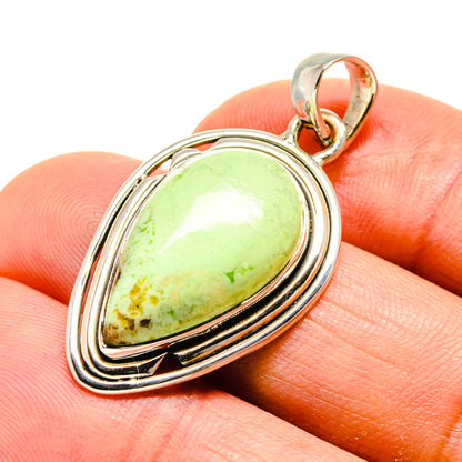 Lemon Chrysoprase Pendants handcrafted by Ana Silver Co - PD754553