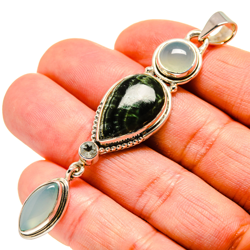 Seraphinite Pendants handcrafted by Ana Silver Co - PD754561