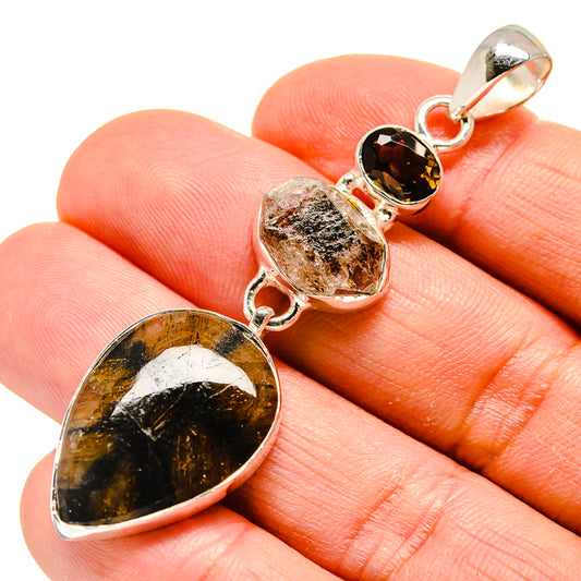 Chiastolite Pendants handcrafted by Ana Silver Co - PD754563