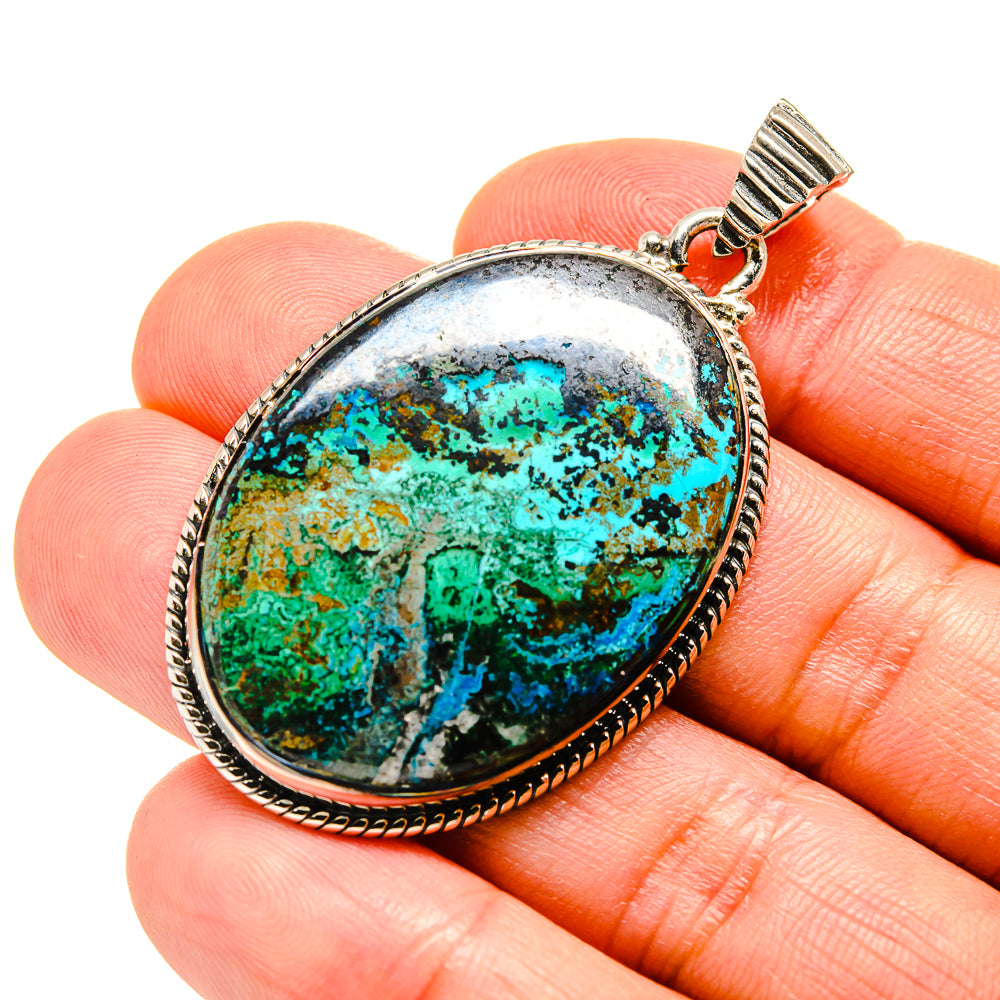 Chrysocolla Pendants handcrafted by Ana Silver Co - PD754578