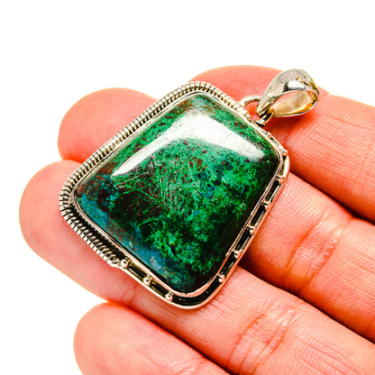 Chrysocolla Pendants handcrafted by Ana Silver Co - PD754585