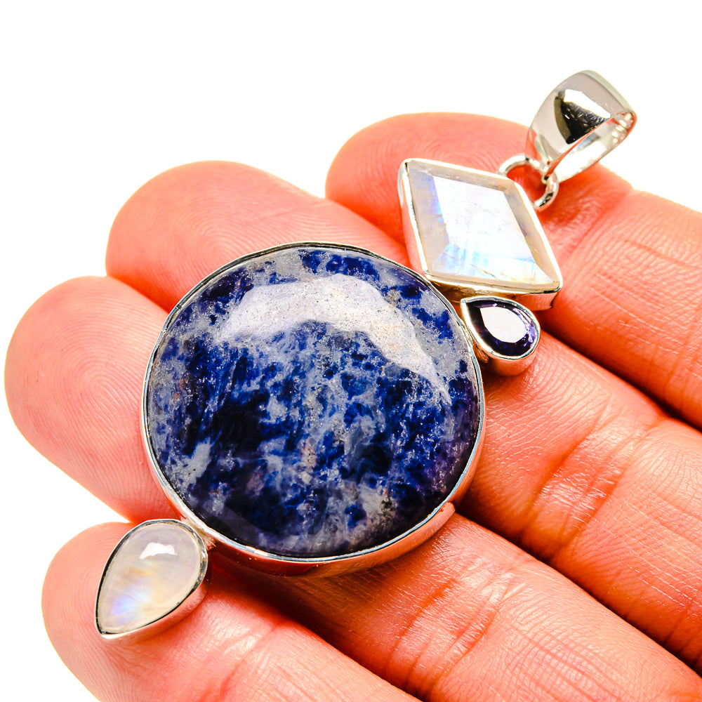 Sodalite Pendants handcrafted by Ana Silver Co - PD754586
