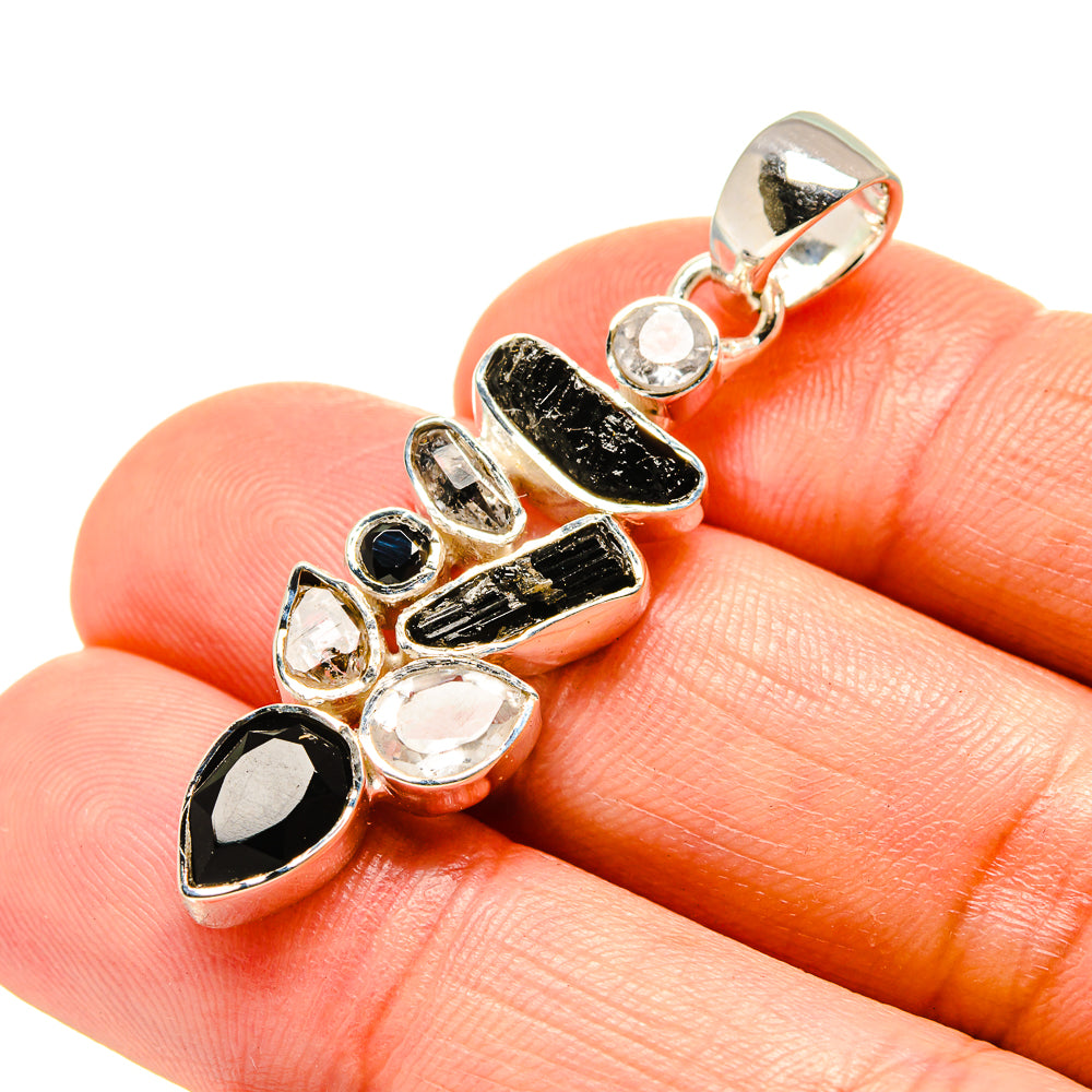 Black Onyx Pendants handcrafted by Ana Silver Co - PD754593