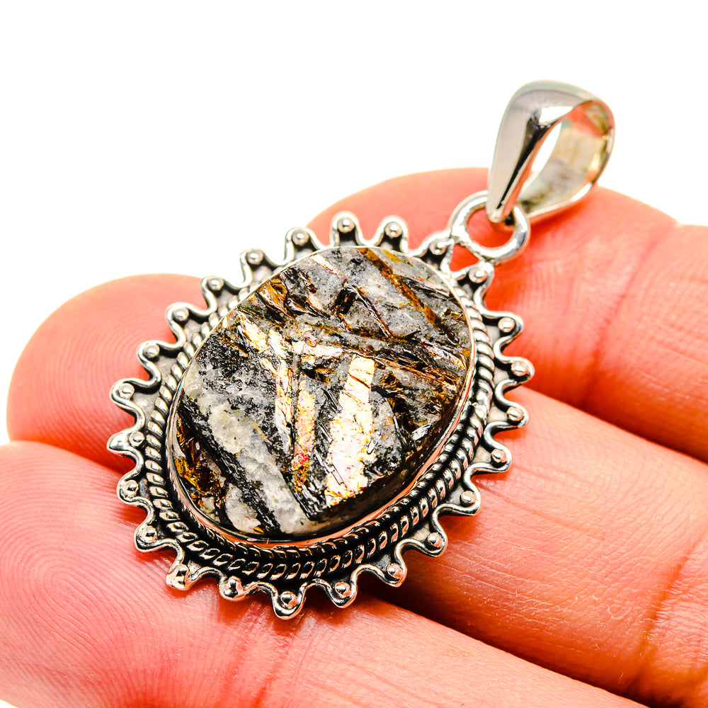 Astrophyllite Pendants handcrafted by Ana Silver Co - PD754608