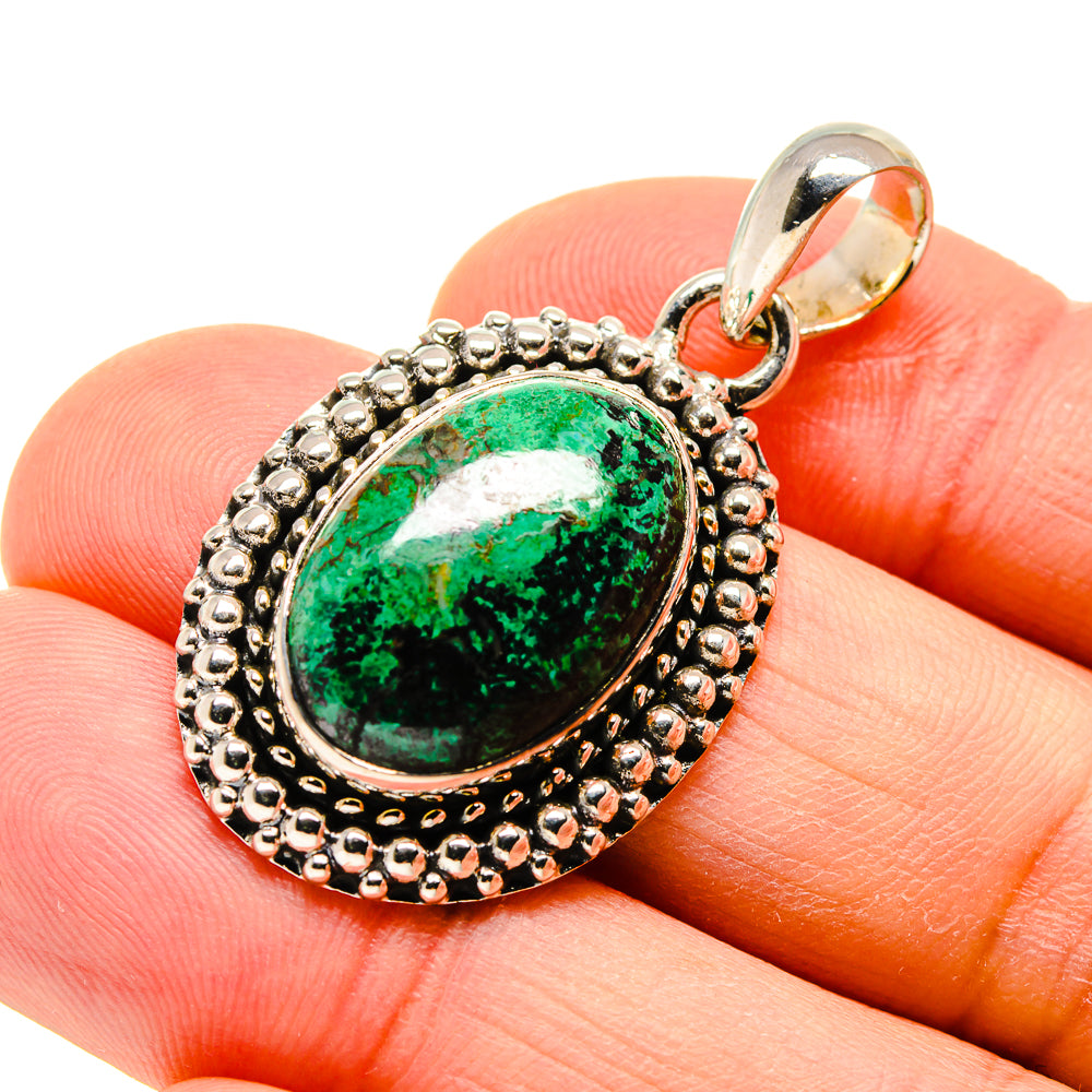 Chrysocolla Pendants handcrafted by Ana Silver Co - PD754613