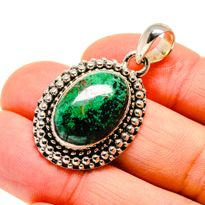 Chrysocolla Pendants handcrafted by Ana Silver Co - PD754613