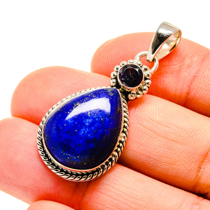 Lapis Lazuli Pendants handcrafted by Ana Silver Co - PD754618