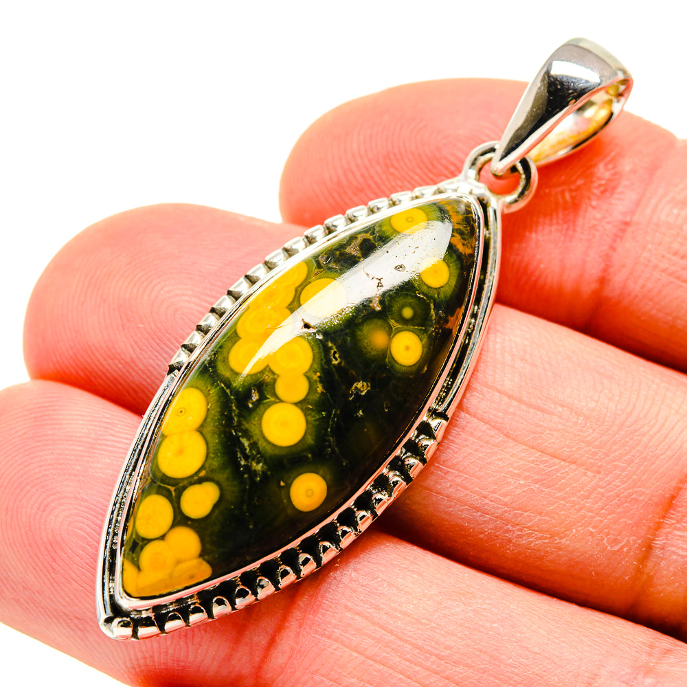 Ocean Jasper Pendants handcrafted by Ana Silver Co - PD754623