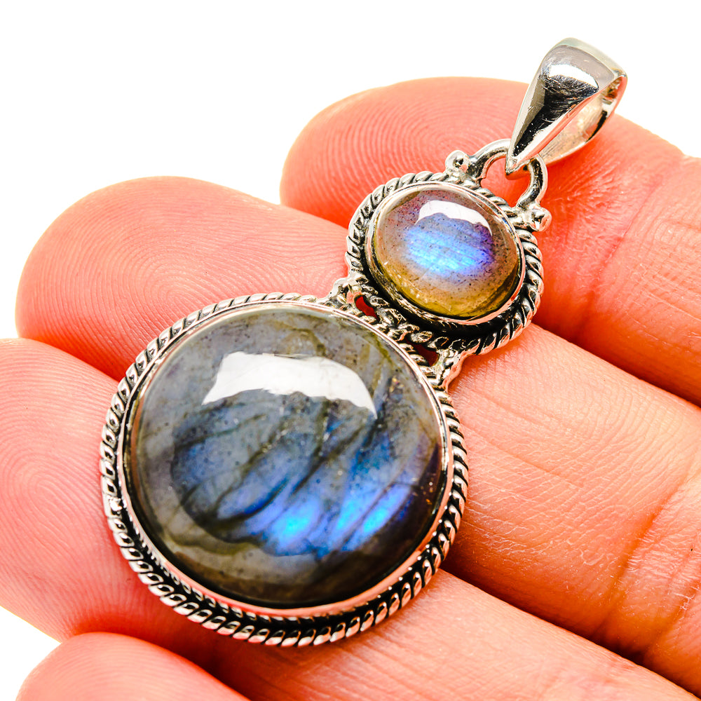 Labradorite Pendants handcrafted by Ana Silver Co - PD754630