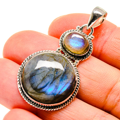 Labradorite Pendants handcrafted by Ana Silver Co - PD754630