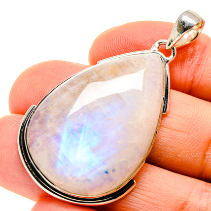 Rainbow Moonstone Pendants handcrafted by Ana Silver Co - PD754638